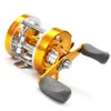 Mulinello da pesca Baitcasting interamente in metallo CL40 52 1 Freno centrifugo a mano sinistra/destra per piccole esche doppio dorato 240312