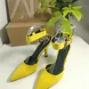安い店90％オフ卸売バックMuller Za High 2024色の新しいバックル魅力的なファッション製品ヒールサンダル女性薄い靴