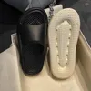 Zapatillas Moda Mujer Verano Estilo Suave Hogar Antideslizante Palabra Resbaladiza Baño Sandalias Al Aire Libre Interior