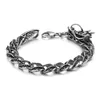 Braccialetti a maglie Moda prepotente in acciaio al titanio Bracciale da uomo di punta Personalità Retro Casting Stainless Dragon