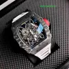 Fancy Horloge Elegance RM Polshorloge RM35-02 Zwitsers automatisch uurwerk Saffierspiegel Geïmporteerde rubberen band