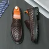 Casual Shoes Selling Men's Business Low Top Spring Autumn British Style Loafers Simple Brown High-quality Lightweight