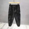 Pantalons pour hommes Vêtements de travail de poche personnalisés pour les sports de cheville lâches 2024 Tendance High Street Casual