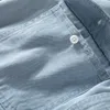 Camicie casual da uomo Camicia di jeans lavata e usurata Cappotto retrò sciolto a maniche lunghe