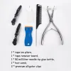 Pince à ruban pour Extension de cheveux, outils d'extension de cheveux, Installation professionnelle et retrait du ruban d'extension de cheveux en Kit pour cheveux