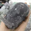Decorative Figurines 10cm Natural Fluorite Crystal Pi Xiu Carved Beautiful Polished Quartz Animal Statue Healing Energy Gem Crafts For Decor