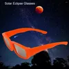 Outdoor Eyewear 5Pcs Solar Eclipse Glasses Sun Viewing Safe Shades Certified Sunglasses 4 Colours For Direct Observation Of The