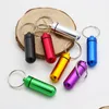 Andra hemlagringsorganisationer Vattentät aluminium Keychain Medication Pill Box Portable Mini Travel Pills Boxar Medicin HomeFavor Dhtmi