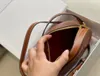 TRIOMPHES Luxus Oval Box Umhängetasche Designer Tasche Mini Runde Geldbörse Damen Schulter Glattes Kalbsleder Tasche Kofferraum Handtasche Herren Clutch Sling Satchel Tote Lady Bags