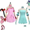 cosplay Costumes d'anime Tokyo Meow Comics Minto Aiza jeu de rôle robe rose vert menthe Momomiya Ichigo jeu de rôle menthe Aiza vêtements Anime rôle PlayC24321