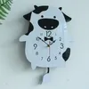 Horloges murales horloge pour enfants muet modélisation animale décoration pendule dessin animé chambre d'enfants maternelle