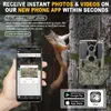 Trail Hunting Cameras 14 MP Wodoodporna wodoodporna 4G Monitorowanie zwierzęcy