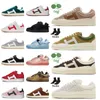 2024 Luxe Daim Upper Designer Casual Chaussures Bad Bunny 00s Femmes Hommes Plateforme Baskets Forum 84 Low Noir Marron Bleu Teinte Rose Vert Gomme Crème Léopard Baskets Plates