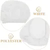 Chair Covers 1 Set Stretch Slipcover And Backrest Cover Washable Anti- Desk Cushion Protectors- White