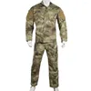 Vêtements de sport Emersongear A-TACS Uniforme Set-Armée Style Combat Militaire Accessoires De Chasse Chemise De Camouflage Pantalon Tactique EM6906