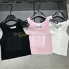 女性の弾性Tシャツ春夏ヨガトップレタープリントタンクトップジムフィットネスTシャツ