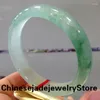 Bileklik Sertifika Gönder Burma Jade Kadın Güzel Takı Aksesuarları Gerçek Doğal Jadeite Myanmar Jades Stone Bangles Bilezik