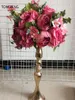 Dekorative Blumen TONGFENG 10 Teile/los Künstliche Seide Rose Pfingstrose Hochzeit Tischdekoration Ball Blume Wand Hintergrund Dekorationen