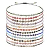 Nouveau bracelet tressé en perles de pierre colorée 2 mm perles de rocaille Voco fille bracelets d'amitié bracelets tissés à la main pour femmes filles beaucoup pour le meilleur