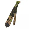 Bow Ties SS Erbsentarn Army Camouflage Necktie Men Women Polyester 8 Cm Camo Neck Tie For Casual Wide Shirt Accessories Cravat