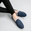 Casual Shoes Slip On Men's Loafers Classic Summer Moccasins Man Lätt äkta läder Male Flats Handgjorda skor