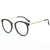 Okulary przeciwsłoneczne Klasyczne Qua retro-vintage piękne okrągłe okulary rama octany lekkie tytanowe podkładki nosowe 51-20-145 dla