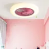 Inteligentne wentylatory wentylatora sufitowego z światłami zdalnego sterowania sypialnią wystrój wentylatora lampa wentylatora 52 cm Niewidzialne ostrza powietrza