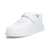 Projektant jogging 213 butów chodzących sneakersów dziewczęta dobrej jakości marka dla dzieci biała dzieci szkoła skórzana 292 434