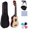 21 Polegada colorido yukrili iniciante ukulele quatro cordas pequena guitarra acústica para crianças instrumento de educação infantil