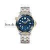 Titanium Watch Aaaaa Luksusowe zegarki modowe dla męskich mechanicznych zegarków niestandardowy Man OMG Diver-300-m Serie