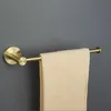 Towel Rings Gold Bathroom Accessories Towel Bar Rail Shelf Toilet Brush Holder Wall Mount Paper Holder Robe Hook Soap Dispenser Towel Ring 240321