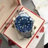 Zegarek na rękę luksusowy projektant mody o m e g Haima 300 Pierścień ceramiczny Automatyczny mechaniczny stalowy taśmę męską Watch Waterproof Luminou 48