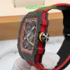 RM Wristwatch Celebrity Casual Watch RM67-02 Automatisk mekanisk klocka RM6702 Tysk begränsad upplaga NTPT Fashion Casual Wrist