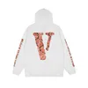 VLONE Hoodie New Cotton Lycra Fabric Men's And Women's Reflective luminous Long Sleeved Casual Classic Fashion Trend Men's Hoodie US SIZE S-XL 6687