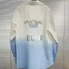 2024SS Designer shirts shirts dames shirt mode snoepkleur glanzende strass letters blouse losse revers luxe jas tops een maat