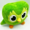 Plush dockor Owl Duo Doll Duolingo Mascot Green Figurine 230823 Awluc