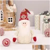 Decoração de festa romance boneco de neve ornamento compacto leve natal economizando espaço velho homem gota entrega casa jardim festivo otgec