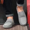 Scarpe casual da uomo Moda Uomo Business Mocassini da uomo in morbida pelle scamosciata Mocassini Traspiranti Slip On Calzature da guida Appartamenti maschili