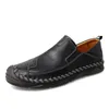 Scarpe casual Mocassini da uomo Mocassini di sicurezza sul lavoro Appartamenti Pescatore Slip on in pelle Low-top Primavera Punta tonda per uomo Fatto a mano Leisu