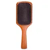 Brosses à cheveux Brosse démêlante en bois brosse incurvée peigne de massage démêlant brosse à cheveux portable pour femmes brosses de coiffure droites et bouclées