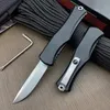 Högkvalitativ H6001 High End Auto Tactical Knife D2 Stone Wash Blade CNC Aviation Aluminium Handle Outdoor Camping Handing EDC Pocket Knives With Retail Box