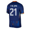 24 25 Nederländerna Memphis Soccer Jersey 2024 Holland Club Jersey de Jong Virgil Dumfries Bergvijn Klaassen Blind de Ligt Kids Men Women Play