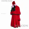 cosplay Costumi anime Rozen Maiden Pure Ruby gioco di ruolo Shinku Red Dress Halloween Lolita Red Hat Girl parrucca parrucca scarpa gioco di ruoloC24321