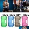 Water Bottle 2.2L Sports Jug Sport Fitness Travel Hiking Large Bottles Drop Delivery Dhdva