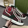 Projektant Tennis 1977 Mężczyźni Sneakers High Top Women Buty płaskie gumowe trenerzy haftowane platforma Sneaker Vintage Canvas Trener z pudełkiem