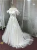 Vestidos de novia sexy de una línea con hombros descubiertos y forro de champán Apliques de tul Vestidos de novia sin mangas para mujer formal 240321