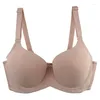 BHs 2024 Sexy dünne Form volle Tasse Unterwäsche Rot Grau Rosa Schwarz Beige Plus Größe mit glatter Oberfläche Frauen Dessous