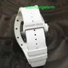 RM Watch Swiss Watch Tactical Watch RM055 Series White Ceramic Manual Machinery RM055 41.5*50mm