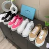 Double Wheel Re Nylon Gaardine Sneakers 1E260m White Double Wheel Sneakers Luxury Sneakers Women Sneakers Platform Sneakers Classics Retro Triangle Sneaker 35 42