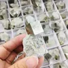 Figurki dekoracyjne naturalny piryt kryształowy kamień mineralny żelazo szorstki kwarc nauczanie okazu klejnot biżuterii Kolekcja prezentów